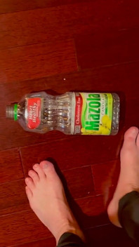 Squishing and Crushing; a Foot Fetish Video