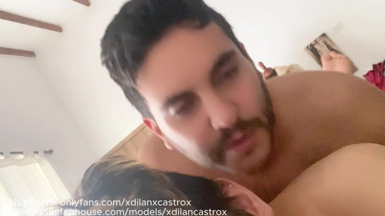 Dilan Castro: Hairy Male Fills Princess Twink's Sweet Ass with Cum. Creampie