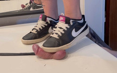 Miss Blackrose: Sneaker and Barefoot Crush - Cock Trample