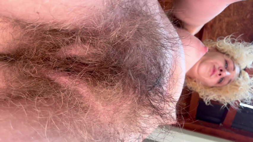 Dirty Hairy Pussy on Your Face (Cute Blonde 666)
