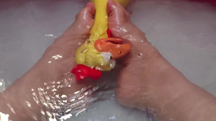 DanaDom20: Playing in the water mith my feet
