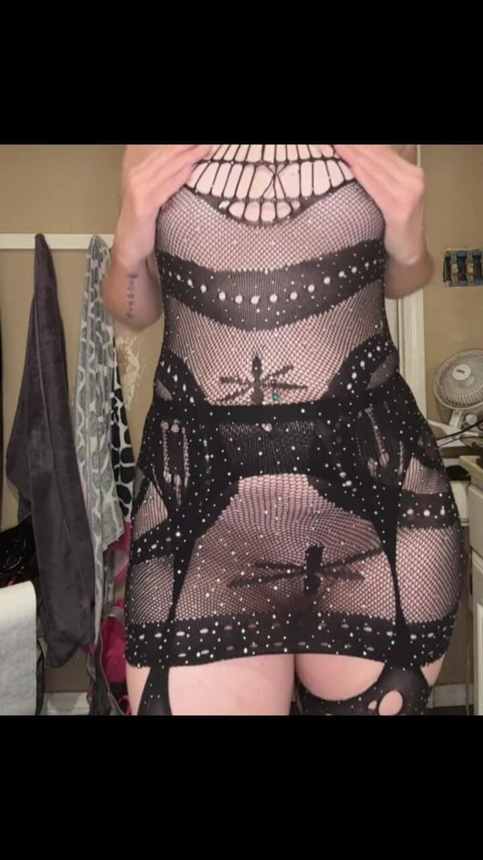 Kali Reign: Kali Reign- Încearcă să transporti- Rochii de lenjerie transparente cu plasă