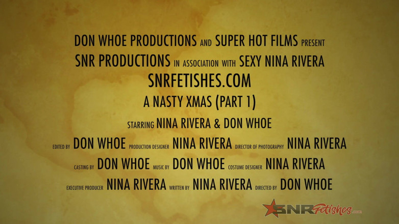 Super Hot Films: 크리스마스 트리 아래에서 열심히 사정하는 Nina Rivera / Nina Rivera