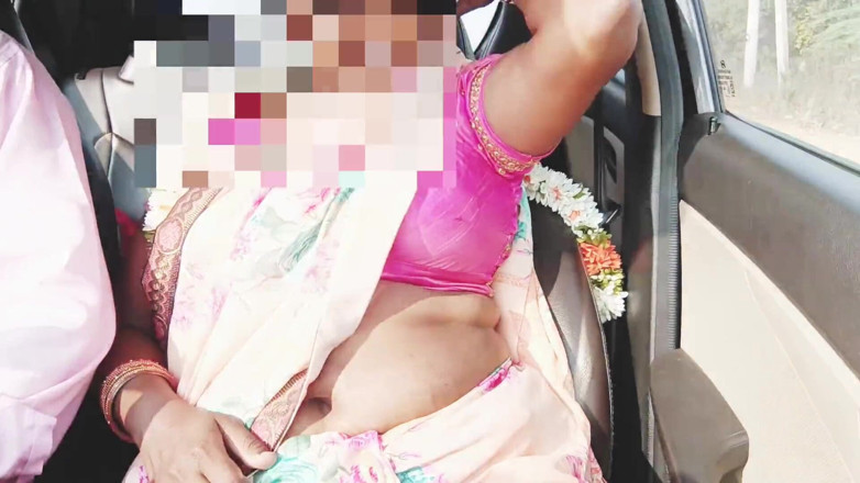 Telugu honey lips: Seks kereta makcik sutera, Bercakap Kotor Telugu, Episod -1, Bahagian-3, Makcik...