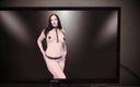 Goddess Misha Goldy: Acabas de encender el televisor y decidiste masturbarte con una...