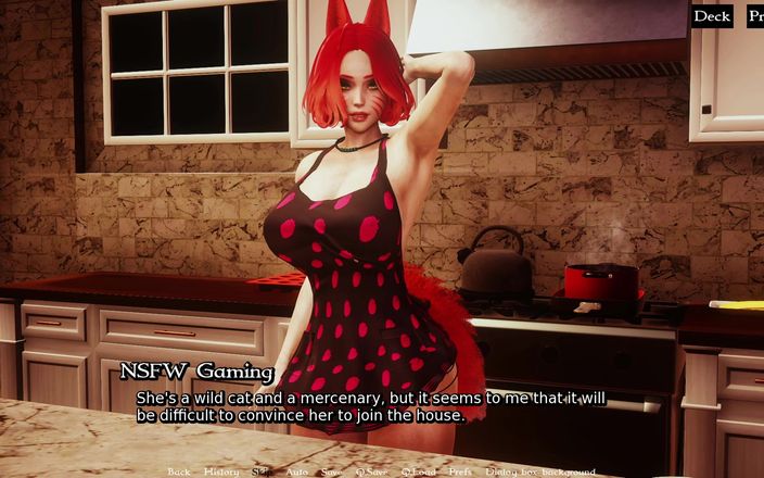 NSFW Gaming: Une fille se masturbe en pensant à moi (furrhouse ch16p4)