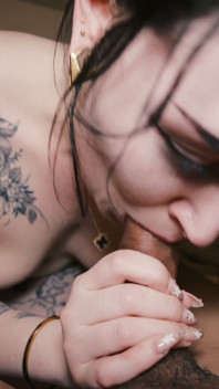 Tatted PAWG szkocka Kiobey Babe BJ, jebanie, twarzowa