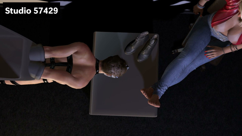 Studio 57429: Femdom chaussettes machine à sentir, BDSM