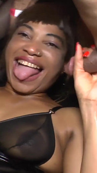 Orgy with Jolie Noir and Ebony