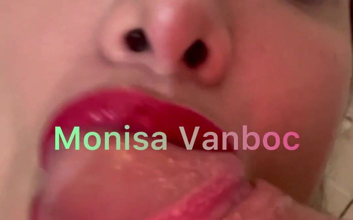 Monisa Vanboc: ベルギーの巨大な巨根をしゃぶるムラムラ、喉を犯され、本物の女のように使用