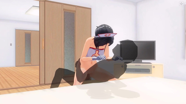 H3DC: 3D hentai nurse came to the patient to ride his...