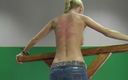 Spanking Server: Cynthia bare back whip 2210