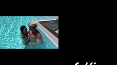 Deutschland porn: Young Brunette Gets Fucked by Big Cock by the Pool