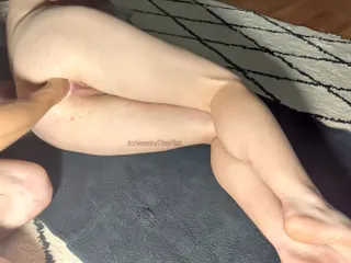 Slave Wife Gets Her Pussy and Ass Fisted Before Bed to Keep Her Trained
