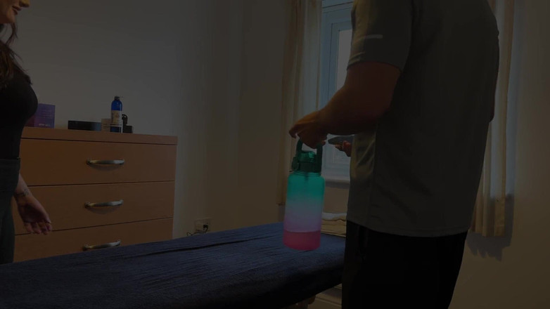 MassageRoomX: Po sesji na siłowni masaż tłusły