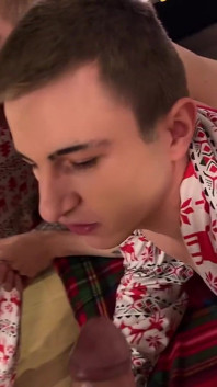 For the New Year the Guys Were Given Sweet Twinks for Hard Fucking, the Twinks Were Fucked Juicy and Cummed on Their Faces