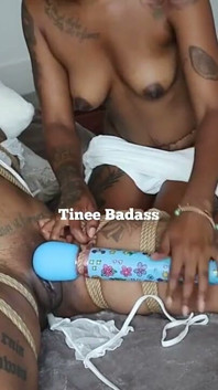 Lesbian Bondage Tease