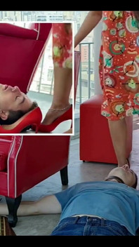 Goddess Kiffa Sadistic Boss Ep 2 - Male Defender Employee Got Foot Gagging From Sexy Boss