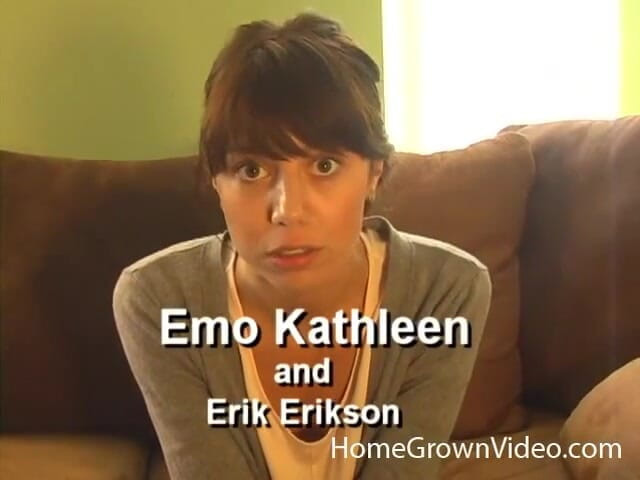 Homegrown Amateurs: Emo Kathleen and Erik Erikson shoot a home porn