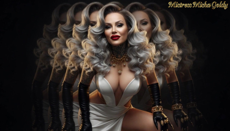 Goddess Misha Goldy: Ochutnej, co vytváříš – dominantní re předělá