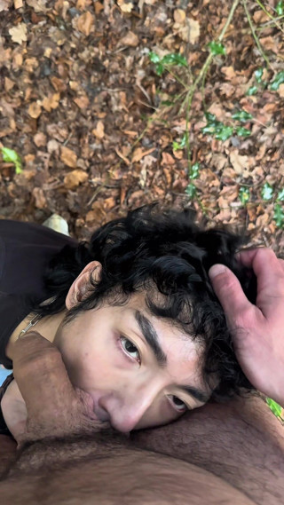 TheTallBrit: Twink Fucked in Woods by the Tall Brit