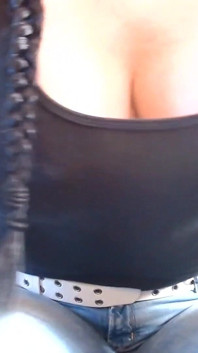 Big Sexy Titties Hard Nipples See Thru Top Bouncing Flexing