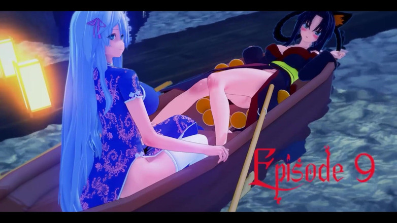 Fantasy king: Rias Gremory Секс в Кимоно на фестивале | HSDXD NTR Безумие E9 | Полный фильм на Sheer и Ptrn: Fantasyking3