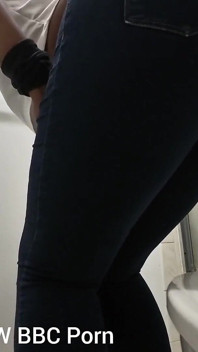 Bouncing Desperate for a Wee Pissing My Pants and in the Toilet
