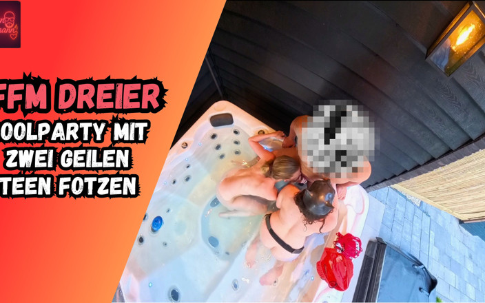 Stefan Hartmann: Poolparty Eskaliert Mit Zwei Geilen Teen Fotzen!