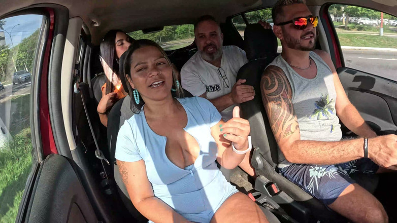 Binho Ted: Ted Hitched a Ride with the Couple Mari and Chell...