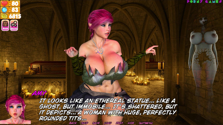 Porny Games: Dungeon slaves v0.59 - Busty hoes drinking some sticky milk (1/2)