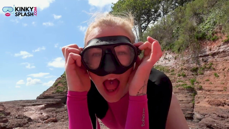 UKCuteGirl Lucy Lauren: Duikmasker Joi: strelen, gehoorzamen en klaarkomen voor mij