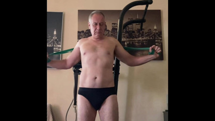 Alex Art: Man Solo Masturbation and Gym
