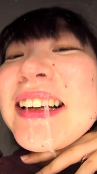 No Other Girl Plays with a Snot Bubble Like Haruka Misaki She Drops It on the Lens and Licks It Back Without Any Shame