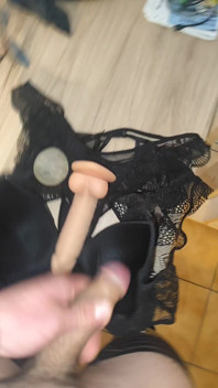 Solo Masturbation in Lingerie