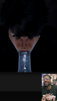 Freckled Cock Whore Practices Her Deepthroating on a Dildo