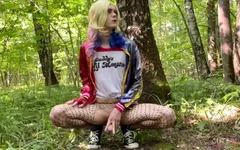 Harley Quinn Cosplay klaarkomen