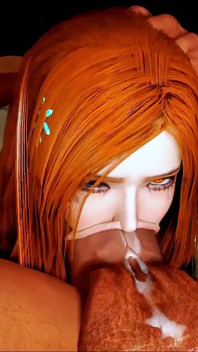 Godin van fantasie: geanimeerde reetkoningin - 3D-animatie Hentai