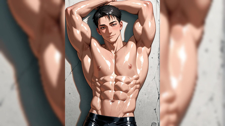 Erotic Man: Ai Porn Hunks摆姿势