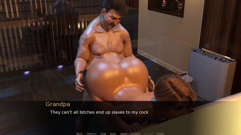XXX Games Bunk: Grandpas Visit -g'sv - Gameplay - Roleplay - Sauna - Threesome