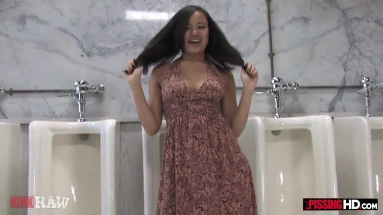 Pissing HD: Annie Cruz Drinking Piss, Golden Shower Slut. Cum Drinker