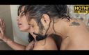 Hothit Movies: Індійська гаряча пара займалася сексом в душі! Дезі індійське порно