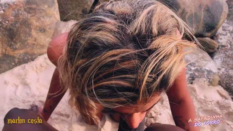 Naughty Girl TS: Sex on the Beach - BBC and Blonde