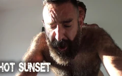 Matahari Terbenam yang Hangat