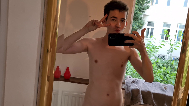 Prettyboi2000x: Lelaki Pondan mengusik dan menitis air mani dari dildo menunggang -...