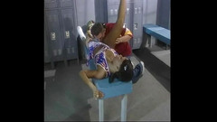 Bitch Girl Video: Suka murzynka zerżnięta na oklep w szatni przez piłkarza ręcznego