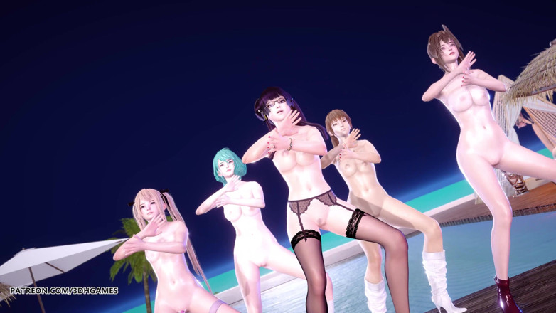 3D-Hentai Games: [MMD] 2 Phut Hon Sexy Naked Dance Marie Rose Tamaki Misaki...
