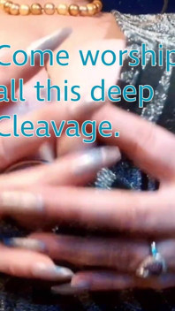 Time to Worshp All This Deep Cleavage