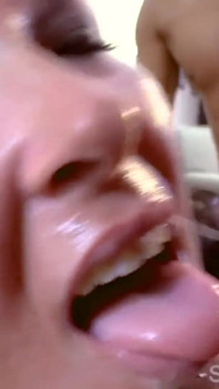 Tattooed hotwife gangbang