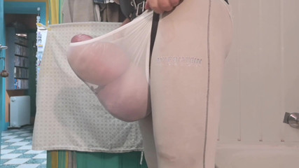 Monster_Meat_: Show em jogo de fetiche de calcinha transparente